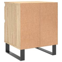 Berkfield Home Modern Bedside Cabinets 2 pcs Sonoma Oak 40x35x50 cm Engineered Wood in Light Brown - Size: 40 x 35 x 50 cm - thumbnail 9