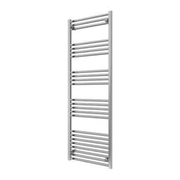 Bathroom Kingdom Capo Electric Chrome Straight Heated Towel Rail 1600x600 in Silver - thumbnail 1