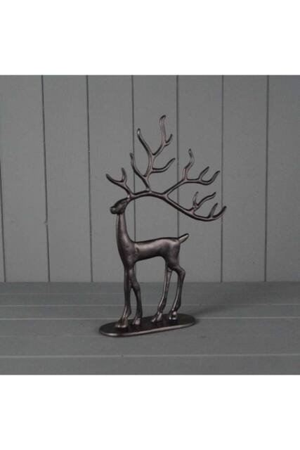KDMD Black Festive Metal Reindeer - Small - image 1