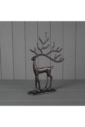 KDMD Black Festive Metal Reindeer - Small - thumbnail 2