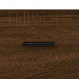 Berkfield Home Coffee Table Brown Oak 50x50x40 cm Engineered Wood - Size: 50 x 50 x 40 cm - thumbnail 9