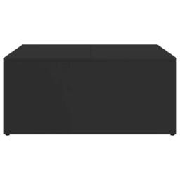 Berkfield Home Nesting Coffee Tables 2 pcs Black Engineered Wood & Metal - thumbnail 6