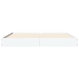 Berkfield Home Bed Frame without Mattress White 160x200 cm Engineered Wood - thumbnail 4
