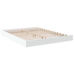 Berkfield Home Bed Frame without Mattress White 160x200 cm Engineered Wood - thumbnail 6
