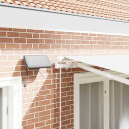Berkfield Home Manual Retractable Awning with LED White 300x250 cm - thumbnail 4