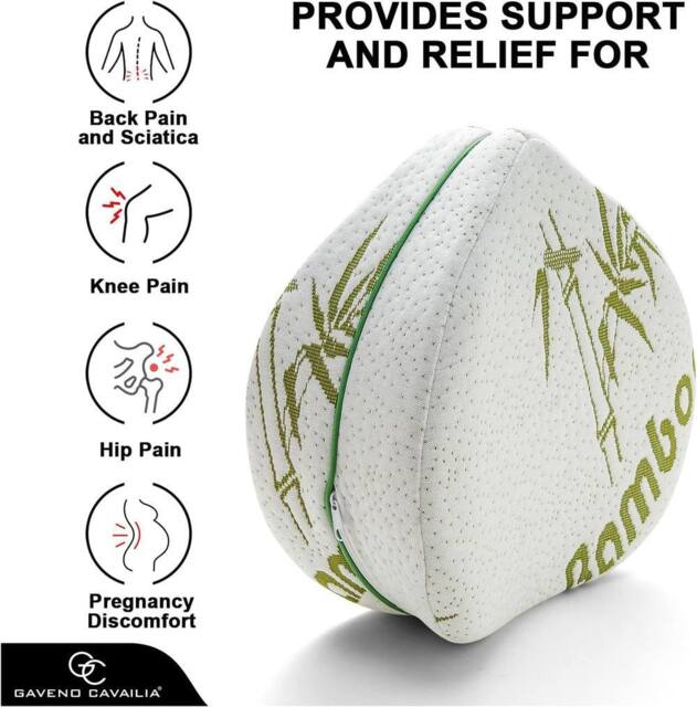GAVENO CAVAILIA Bamboo Sweetheart Leg Support Pillow in White - image 1