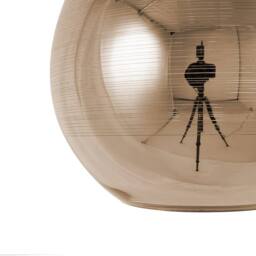 Wyld and Coco Pendant Lamp Gold Glass Globe 1-Light - thumbnail 7