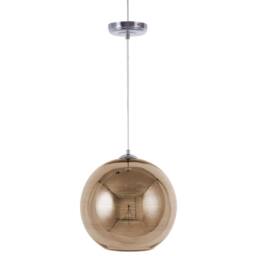 Wyld and Coco Pendant Lamp Gold Glass Globe 1-Light - thumbnail 5