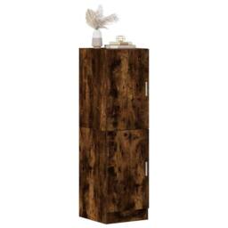Berkfield Home Kitchen Cabinet Smoked Oak 38x41.5x131.5 cm Engineered Wood in Brown - thumbnail 2