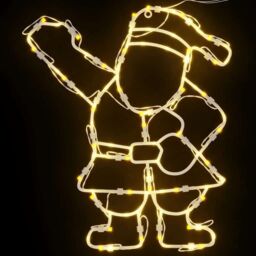 Berkfield Home Christmas Lights Santa Silhouette 2 pcs 35 LEDs Warm White - thumbnail 5