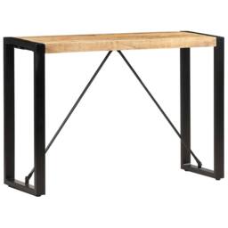 Berkfield Home Beautiful Console Table 110x35x76 cm Solid Mango Wood in Brown - Size: 110 x 35 x 76 cm - thumbnail 7