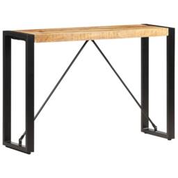 Berkfield Home Beautiful Console Table 110x35x76 cm Solid Mango Wood in Brown - Size: 110 x 35 x 76 cm - thumbnail 9