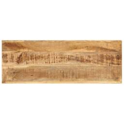 Berkfield Home Beautiful Console Table 110x35x76 cm Solid Mango Wood in Brown - Size: 110 x 35 x 76 cm