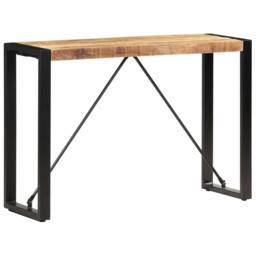 Berkfield Home Beautiful Console Table 110x35x76 cm Solid Mango Wood in Brown - Size: 110 x 35 x 76 cm - thumbnail 8