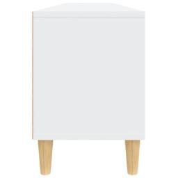 Berkfield Home TV Cabinet White 150x30x44.5 cm Engineered Wood - thumbnail 8