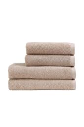 CHRISTY 'Brixton' Luxury Textured 100% Cotton Towels in Stone - Size: Bath Sheet - thumbnail 2