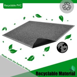 Nicoman Anti Slip PVC Loofah Shower Mat Anti Mould Washable Bath Mat - Square 60x60cm in Grey - Size: 60x60 cm - thumbnail 6