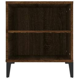 Berkfield Home TV Cabinet Brown Oak 102x44.5x50 cm Engineered Wood - thumbnail 8
