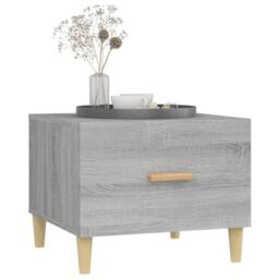 Berkfield Home Sturdy Coffee Tables 2 pcs Grey Sonoma 50x50x40 cm Engineered Wood - Size: 50 x 50 x 40 cm - thumbnail 5