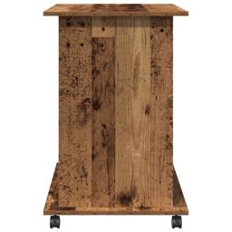 Berkfield Home Computer Desk Old Wood 80x50x75 cm Engineered Wood in Brown - Size: 80 x 50 x 75 cm - thumbnail 5