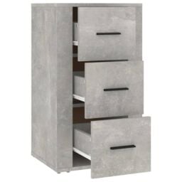 Berkfield Home Sideboard Concrete Grey 40x33x70 cm Engineered Wood - Size: 40 x 33 x 70 cm - thumbnail 4