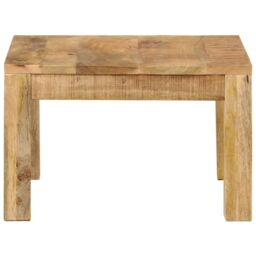 Berkfield Home Coffee Table 55x55x35 cm Solid Wood Mango in Brown - Size: 55 x 55 x 35 cm - thumbnail 2