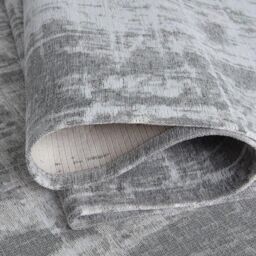 THE RUGS Washable Rugs for Living Room Kitchen Bedroom Abstract Design Grey Machine Washable Area Rugs & Runners 6921 - Size: 200 cm x 290 cm - thumbnail 4