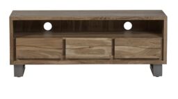 IH Design Wollaston Natural Essential Live Edge Large Media Unit in Brown - thumbnail 4