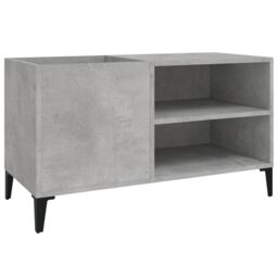 Berkfield Home Record Cabinet Concrete Grey 84.5x38x48 cm Engineered Wood - thumbnail 2