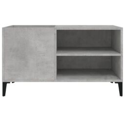 Berkfield Home Record Cabinet Concrete Grey 84.5x38x48 cm Engineered Wood - thumbnail 5