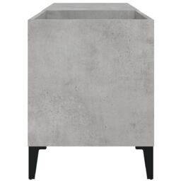 Berkfield Home Record Cabinet Concrete Grey 84.5x38x48 cm Engineered Wood - thumbnail 6