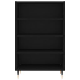 Berkfield Home Highboard Black 57x35x90 cm Engineered Wood - Size: 57 x 35 x 90 cm - thumbnail 4