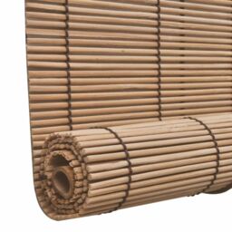 Berkfield Home Bamboo Roller Blinds 2 pcs Brown 120 x 220 cm - thumbnail 5
