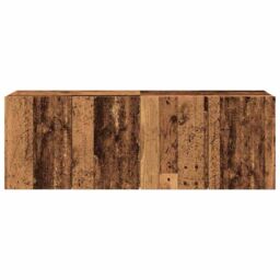 Berkfield Home TV Cabinets Wall-mounted 2 pcs Old Wood 60x30x41 cm in Brown - Size: 60 x 30 x 41 cm - thumbnail 5