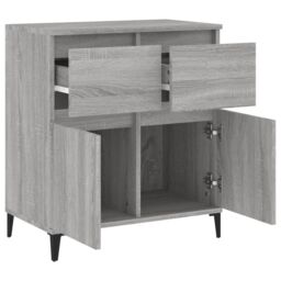 Berkfield Home Sideboard Grey Sonoma 60x35x70 cm Engineered Wood - Size: 60 x 35 x 70 cm - thumbnail 6