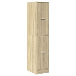 Berkfield Home Apothecary Cabinet Sonoma Oak 30x41x144.5 cm Engineered Wood in Brown - thumbnail 3