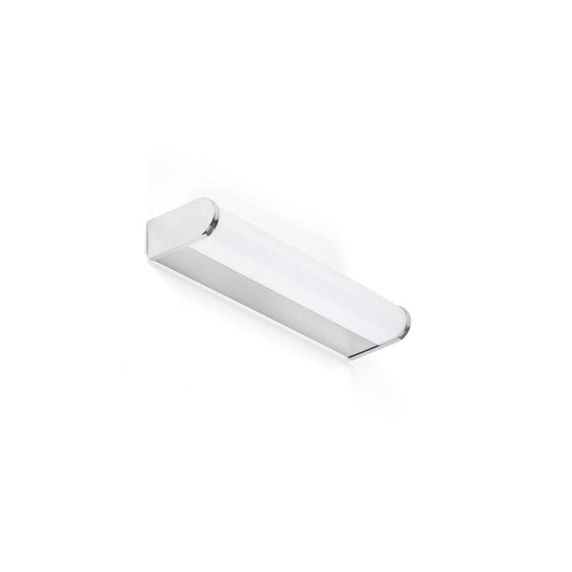 Netlighting Tide 30cm Bathroom Over Mirror Light Chrome 3000K IP44 in Grey
