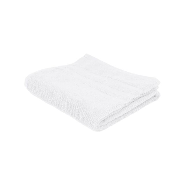 Nicola Spring Cotton Hand Towel - 90cm x 50cm - Pack of 1 in White
