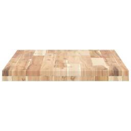 Berkfield Home Desk Top Untreated 120x50x4 cm Solid Wood Acacia in Brown - Size: 120 x 50 x 4 cm - thumbnail 6