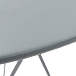 Berkfield Home 3 Piece Bistro Set Steel Grey - thumbnail 4