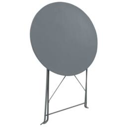 Berkfield Home 3 Piece Bistro Set Steel Grey - thumbnail 1
