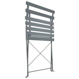 Berkfield Home 3 Piece Bistro Set Steel Grey - thumbnail 7