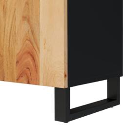 Berkfield Home TV Cabinet 105x33.5x46 cm Solid Wood Acacia&Engineered Wood in Brown - thumbnail 6
