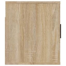 Berkfield Home Wall Mounted TV Cabinet Sonoma Oak 80x34.5x40 cm in Brown - thumbnail 7