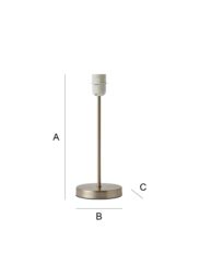 ValueLights Charlie Modern Stem Brushed Chrome Table Lamp Base in Metallic Silver - thumbnail 8
