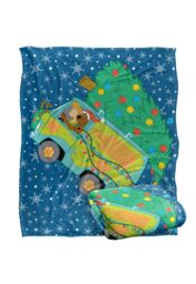 Warner Brothers Scooby Doo Oh Christmas Tree Van Silky Touch Super Soft Throw Blanket in White - thumbnail 2