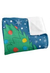 Warner Brothers Scooby Doo Oh Christmas Tree Van Silky Touch Super Soft Throw Blanket in White - thumbnail 3