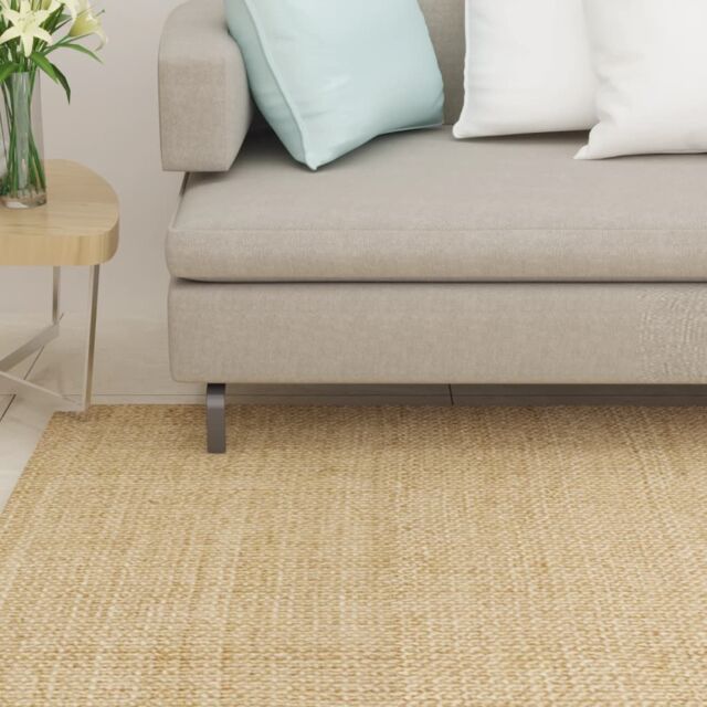 Berkfield Home Rug Natural Sisal 66x200 cm in Brown - Size: 100 cm diameter - image 1