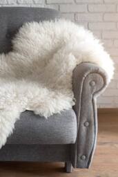Nordvek Genuine Natural Sheepskin Rug Single - Small - Size: 90 cm x 60 cm - thumbnail 3