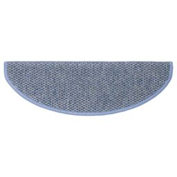 Berkfield Home Stair Mats Self-adhesive Sisal-Look 15 pcs 65x21x4 cm Blue - Size: Medium - thumbnail 6
